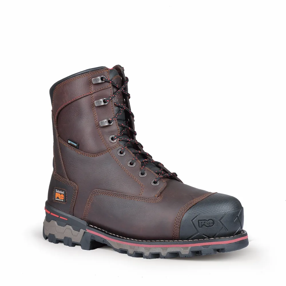 8IN. BOONDOCK INSULATED COMPOSITE TOE WATERPROOF BOOT - 214-Brown | Timberland PRO TB0A128P