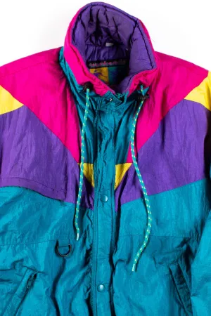 90s Color Blocked Winter Jacket