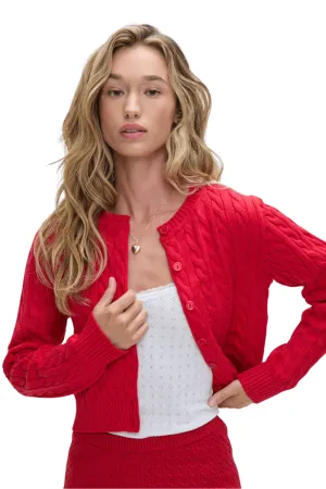 Dudley Cable Knit Cardigan