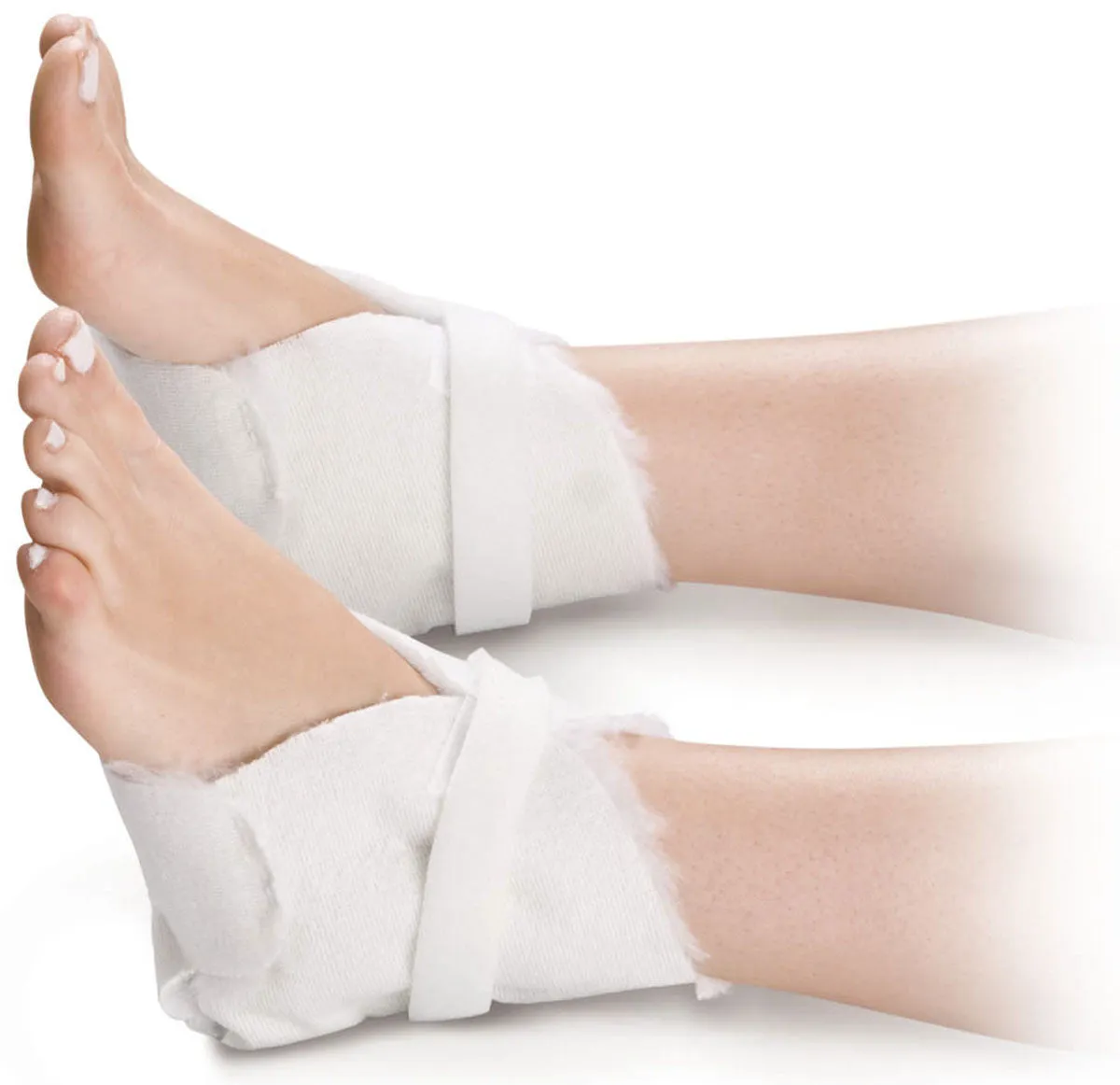 Synthetic Fur Lined Heel Protectors, Pair